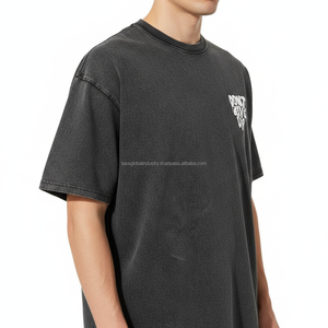 <b>Men's</b> Drop Shoulder T-<b>Shirt</b> Oversized Breathable Custom OEM Wholesale - Product Image 4