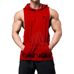 Workout <b>Sleeveless</b> <b>Hoodies</b> for <b>Men</b> Winter Solid Digital Printing Muscle Fitness Gym Bodybuilding 2026 - Product Image 6
