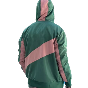 Chaqueta cortavientos al por mayor con capucha, chaquetas de verano ligeras de nailon, pantalones cortos y pantalones largos, chándal cortavientos de nailon para hombre - Product Image 5