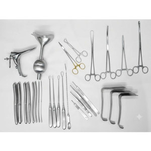 Kit de curettage dilatatoire (D&C) – Instruments chirurgicaux orthopédiques réutilisables en acier inoxydable – Kit D&C utérin – Instruments Surginexa - Product Image 3