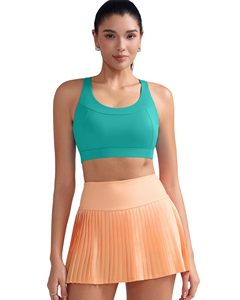 Seamless Ribbed Solid Front Logo Racerback Sports <b>Bra</b> <b>Wireless</b> Yoga <b>Bra</b> Padded Breathable Gym <b>Push</b> <b>up</b> Sports <b>Bra</b> - Product Image 1