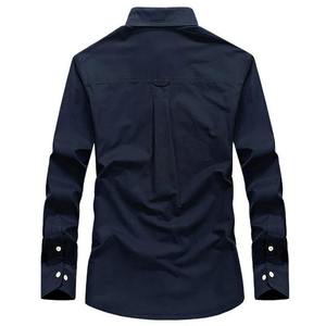 Chemises en jean pour hommes, chemise en denim, mode, haute qualité, coton, dernière collection 2026, grande taille, couleur unie, confortable, OEM - Product Image 3