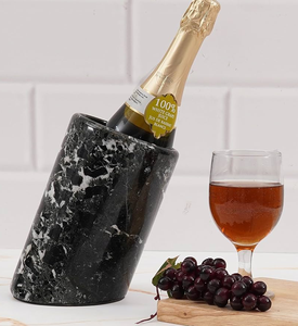 Cubeta de Hielo de Mármol Color Gris, de Alta Calidad, Diseño Moderno, para Bebidas, Enfriador de Cerveza y Vino, Cubetas de Hielo de Doble Pared - Product Image 5