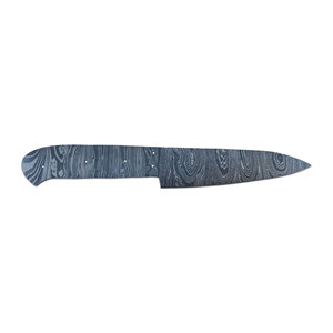 Lame de couteau de chef professionnelle en acier Damas, 8-10 pouces, multicouche avec finition à motifs, pour la fabrication de couteaux sur mesure - Product Image 3