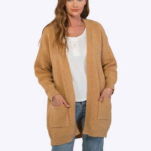 Cozy Winter <b>Women's</b> <b>Cardigan</b> High Quality Cotton/Wool Blend Breathable Eco-Friendly Fabric Anti-Wrinkle Durable Stitching Soft - Product Image 1