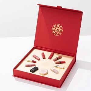 Caja de Regalo Vacía para Lápiz Labial Rosa al por Mayor, Caja Magnética Personalizada para Almacenamiento de Cosméticos, Caja de Empaque para Aceite Labial con Impresión de Logotipo - Product Image 2