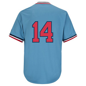 Maillot de baseball d'été personnalisé par sublimation, respirant, grande taille, séchage rapide, unisexe, motif uni, 100 % polyester, pour équipe - Product Image 3