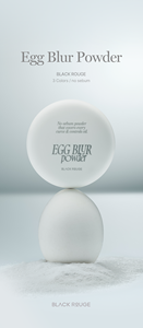 Poudre Egg Blur Black Rouge EP01, poudre libre coréenne Egg Bare, contrôle de l'huile, fini mat doux avec effet de flou des pores, genre maquillage - Product Image 5