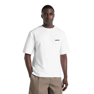 T-shirt en coton pour homme à col rond et manches courtes, avec motif de voiture de course au dos et petit imprimé sur la poitrine, coupe décontractée, décontracté, vente en gros, personnalisable, OEM - Product Image 3