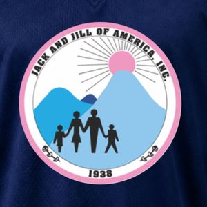 Camiseta Deportiva Azul Marino con Escudo Bordado de Jack & Jill, Cuello en V, Manga Corta, Franja Blanca, Uniforme Personalizado para Equipo Atlético - Product Image 4