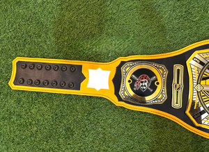 Ceinture de champion des Pirates de Pittsburgh, taille adulte, modèle Legacy, en alliage de zinc de qualité supérieure, 2 mm/4 mm, taille haute - Product Image 4