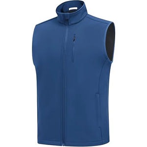 Gilet polaire zippé intégral pour homme, chaud et épais, avec logo personnalisé, taille US, pour le travail et l'hiver, veste de travail, uniforme, manteau, gilet, veste sans manches - Product Image 6