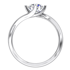 Anillo de Regalo de Aniversario de Bodas Clásico, Elegante y Lujoso para Mujer, Plata, 1 Quilate, Claridad VS, Cultivado en Laboratorio, Color EF, Corte Brillante, IGI - Product Image 3