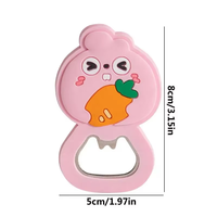 Ouvre-bouteille magnétique premium à faible MOQ, aimant de réfrigérateur mignon couleur personnalisée, gadget de cuisine, cadeau promotionnel, approvisionnement en gros