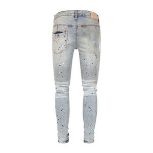 Pantalones Vaqueros Premium para Hombre, Cómodos, Corte Ajustado, Bordados, Impermeables, para Uso Diario, Moda Casual, Duraderos, para Actividades al Aire Libre - Product Image 4