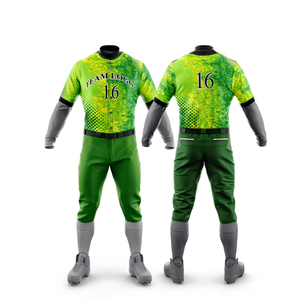 เสื้อเบสบอลชาย แขนสั้น ติดกระดุมด้านหน้า ลายปัก 3 มิติ ระบายอากาศ ป้องกันแบคทีเรีย ผลิตจากโพลีเอสเตอร์ สำหรับผู้ใหญ่ - Product Image 1