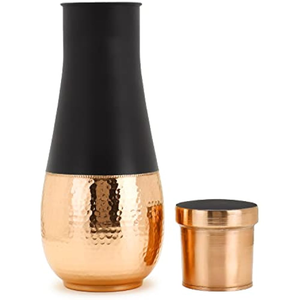 Botellas de Agua Únicas de Cobre Puro, Botellas de Cobre Hechas a Mano con Antioxidante para Yoga, Ofrecen Cobre Puro Natural al 99.03% - Product Image 5