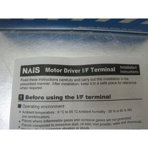 NEW NAIS AFP8502 Motor Driver I/F <b>Terminal</b> 2-Axis - Trusted Global Legacy Semiconductor Equipment and Parts at - Product Image 4