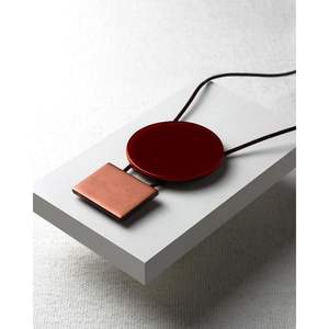 Composants de bijoux : Collier en résine lisse et bois avec ajustement confortable - Product Image 4