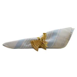 Anneau de serviette en métal de qualité supérieure avec finition plaquée or, anneau de serviette en métal pour événements, fêtes, traiteur, décoration - Product Image 6