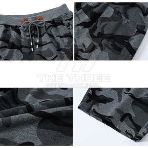 Pantalones Cortos para Hombre, Listos para Viajar, 100% Algodón, Casuales, Ligeros, de Secado Rápido, Transpirables, Cintura Elástica, Comodidad Diaria, Estilo Urbano Elegante - Product Image 6