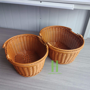 HOT SELLING Set 3 Rectangle Rattan <b>Storage</b> <b>Baskets</b> Handmade Natural Woven Eco-Friendly Modern Home Organizer Decorative - Product Image 4