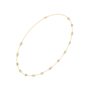 Collar de Oro con Diamante Cultivado en Laboratorio de Diseño, con Certificado, Joyería Fina Premium Contemporánea, Accesorio de Moda Elegante - Product Image 1