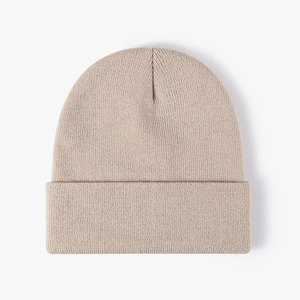 Factory OEM custom stretch knit hats custom <b>fleece</b> lined <b>beanies</b> winter <b>beanies</b> Premium Quality Export - Product Image 4