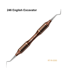 Excavateur dentaire manuel ergonomique 243 à motif anglais en acier inoxydable et cuivre, certifié CE par Roboz Tech Pakistan - Product Image 4