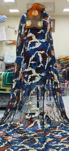 ชุดแต่งงานฟารันซาวีขายดี คุณภาพสูง ผ้าไหมแท้ 100% ระบายอากาศได้ดี พิมพ์ลายหลากสี ประดับคริสตัล ดีไซน์แบบดิรัก โซมาลี ทอแบบดั้งเดิม - Product Image 5