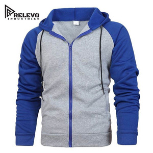 เสื้อฮู้ดซิปผู้ชาย Relevo Industries ลายพิมพ์วอช ผ้าเฟรนช์เทอร์รี่ แขนยาว สวมใส่สบายๆ สำหรับฤดูใบไม้ผลิ ทรงปกติ - Product Image 2