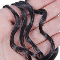 Extensions de cheveux bouclés GOGO de 18 pouces en gros, faciles à séparer, ombrées, en fibre synthétique premium, pour femmes
