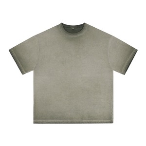 T-shirts pour hommes sur mesure, t-shirt uni, streetwear, t-shirt en coton lourd surdimensionné pour hommes - Product Image 4