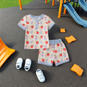 Honeydew Enfants Vêtements Confortable Mignon Imprimé Garçons Vêtements Ensembles Spandex/Polyester Smart Casual pour des Moments Ludiques Casual Jours Chaud - Product Image 2