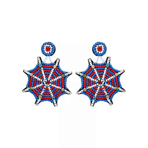 ต่างหูแฟชั่นเก๋ไก๋ ต่างหูเม็ดลูกปัดทำเอง งานแฮนด์เมด ดีไซน์สร้างสรรค์โดย MD HANDICRAFTS - Product Image 1