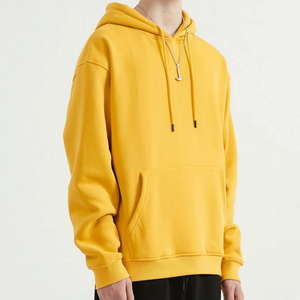 Solid Color Thickened Fleece Hoodie 360 Gsm Oversize Cotton <b>Fabric</b> Hoodie Men'S and Women'S Comfortable Colors Hoodies - Product Image 3