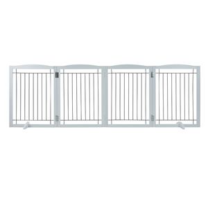 Puerta Plegable para Perros de 32'' de Alto x 96.5'' de Ancho, con 4 Paneles, Extensible para Pasillos Anchos y Estrechos - Product Image 1