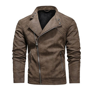 High Quality Wholesale Price Leather Motorbike <b>Jacket</b> Windproof <b>Plus</b> <b>Size</b> <b>Biker</b> <b>Jackets</b> Motorcycle & Auto Racing Wear Men - Product Image 1