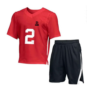 Uniforme de lacrosse pour hommes adultes de haute qualité, 100% polyester, coupe-vent, respirant, vêtements d'entraînement confortables, impression de logo personnalisée - Product Image 1