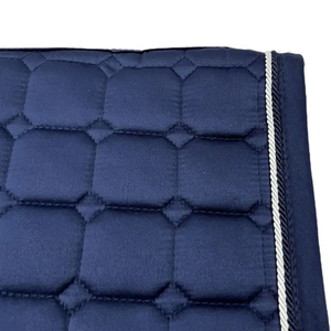 Tapis de selle en cuir satiné de haute qualité pour chevaux avec doublure en tissu personnalisée, style équestre occidental, vente au Pakistan - Product Image 5