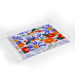 Factory Wholesale Acrylic Serving Tray Rectangular Shape Cheap Price For Wedding Parties <b>Table</b> Decorative Accessories - Product Image 1