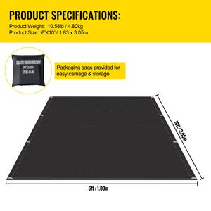 Confezione da 2 Coperte Antincendio 15x25 cm, Coperte Ignifughe in Fibra di Vetro per Saldatura, Resistenti a 550°C - Product Image 5