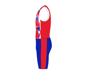 Professional Men's <b>Wrestling</b> Competition Singlet - Product Image 5
