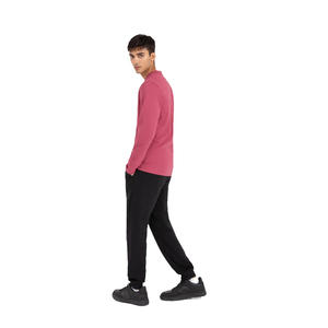 Camiseta de Manga Larga para Hombre, Cuello Redondo, Corte Regular, Color Sólido, Personalizable, Transpirable, 100% Algodón Jersey de Alta Calidad - Product Image 2