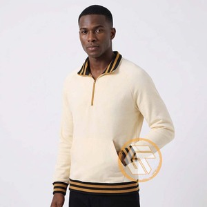 Sudadera con Cierre de Cremallera GREEK TREASURES Alpha Solid 100% Algodón Felpa Bordada de Invierno para Hombre, Transpirable y de Secado Rápido, 500g, Venta al Por Mayor - Product Image 2