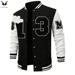 Make Your Own Fully Customized Made <b>Letter</b> Graphic Best Supplier Newest Design Winter Wear <b>Men</b> College Baseball <b>Jackets</b> - Product Image 3