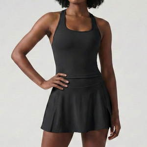 Vêtements de sport en gros : Jupe de pickleball, Robe de tennis sans manches, Robe de golf, Tenue de golf, Tenue de tennis confortable pour femme - Product Image 4