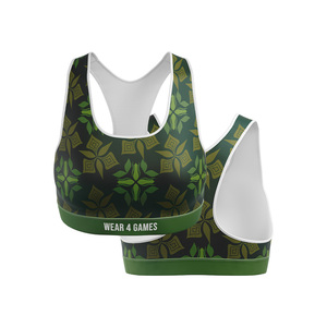 สปอร์ตบราสำหรับผู้หญิง พิมพ์ลายได้ตามต้องการ รองรับแรงกระแทกสูง เย็บตะเข็บอย่างดี สำหรับการออกกำลังกายหนัก ระบายอากาศได้ดี ยืดได้สี่ทิศทาง กันน้ำ ไซส์พลัส - Product Image 6