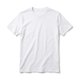 100% Cotton Regular Fit Round Neck Short-sleeved Breathable T-<b>shirt</b> for Men Women with Blank Design Can Be Customized Logo 180g - Product Image 5