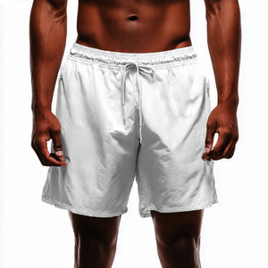 Pantalones Cortos Deportivos OEM con Cordón en la Cintura para Hombre, Pantalones Cortos Deportivos para Hacer Ejercicio, 100% Poliéster, Ropa Deportiva para Gimnasio - Product Image 4